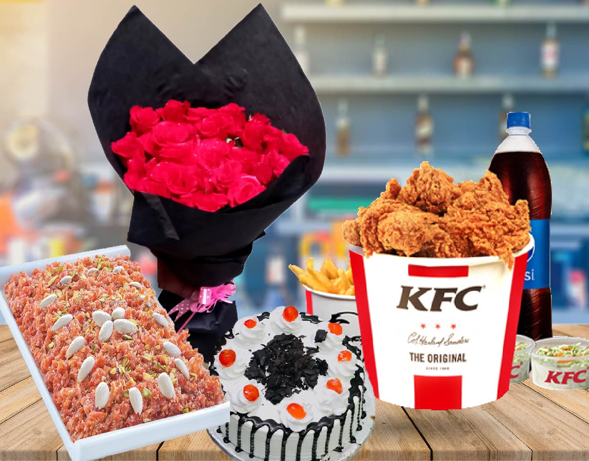 KFC Chicken Value Bucket with Gajar Halwa Desi Wallatti Deal