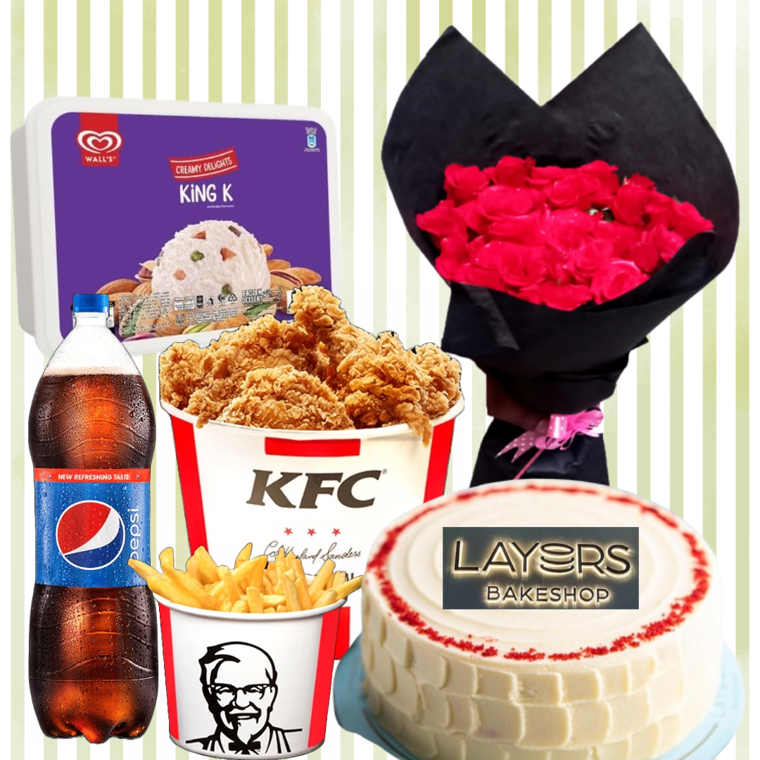 KFC Bucket & Red Velvet Premium Deal